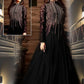 Indian Luxury Chiffon Maxi Embroidered 3 Piece Unstitched