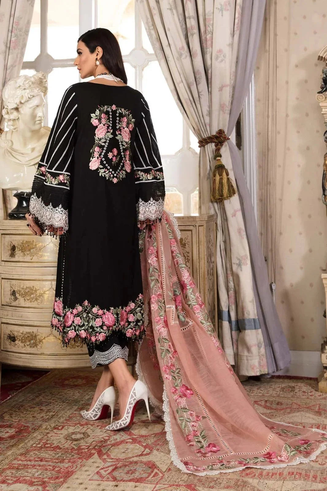 Crimson Luxury Lawn Collection 3 Pies Unstiched