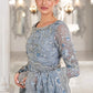 Maria B Ice Blue Exclusive Saree