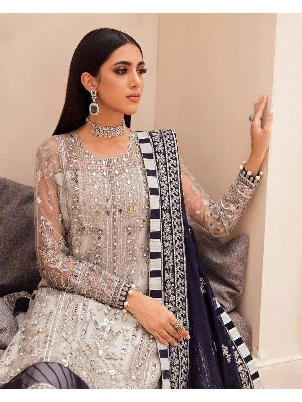 Gulaal Luxury Embroidered Organza 3 Piece Unstitched