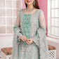 Elaf Green Hand Work Organza Embroidered 3 Piece Unstitched