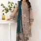 Ramsha Embroidered Chiffon 3 Piece Unstitched