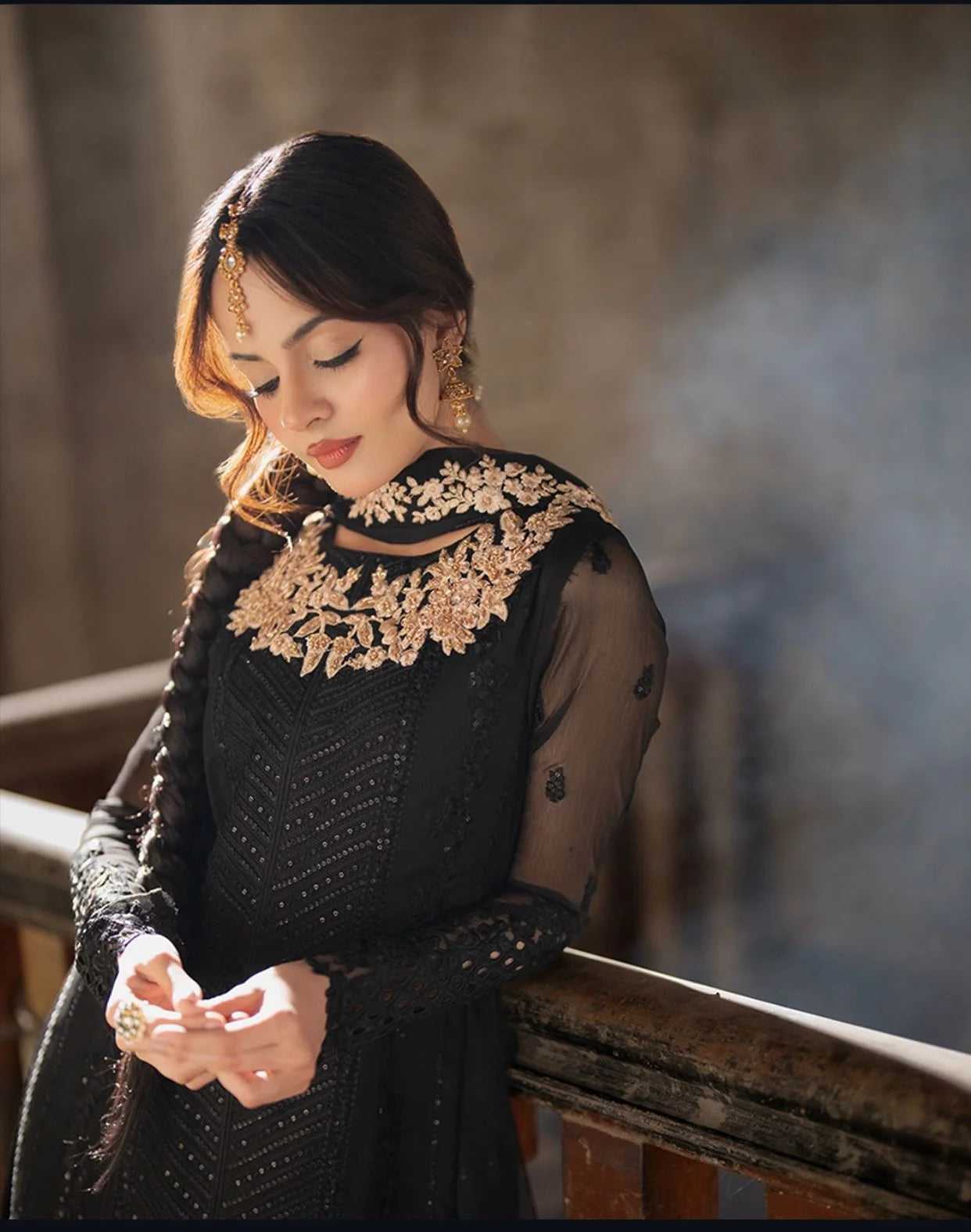Azure Chiffon Embroidered Unstitched Collection