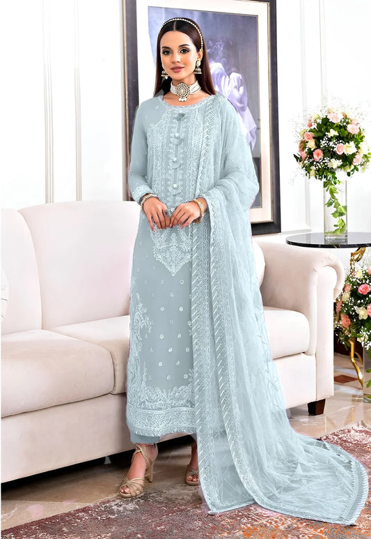 Asim Jofa Jhilmil Chiffon Embroidered Unstitched Collection