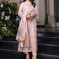 Azure luxury Chiffon Embroidered 3 Piece Unstitched