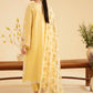 Qalamkar Yellow Luxury Lawn Collection