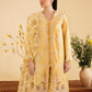 Qalamkar Yellow Luxury Lawn Collection