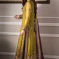 Asim Jofa Mehndi Green Luxury Embroidered Chiffon 3 Piece Unstitched