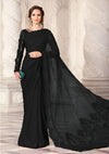 Maria B Ice Blue Exclusive Saree