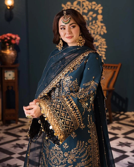 Asim Jofa Luxury Chiffon Collection 3 Piece Unstitched