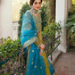 Akbar Aslam Party Wear Luxury Organza Dress Embroidered 3 piece Unstitched