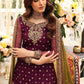 Ayesha Imran Purple Embroidery Luxury Chiffon 3 Piece Unstitched