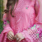 ANEELAS PREMIUM ORGANZA EMBROIDERED CHIKAN KARI DRESS