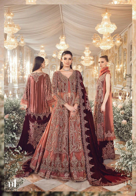 Maria B Luxury Embroidery Net Frock