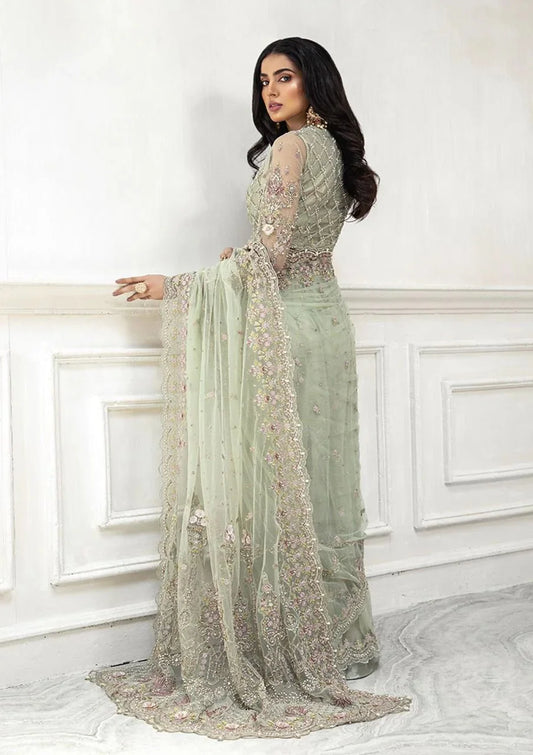 Maria B Luxury Embroidered Net Saree unstitched