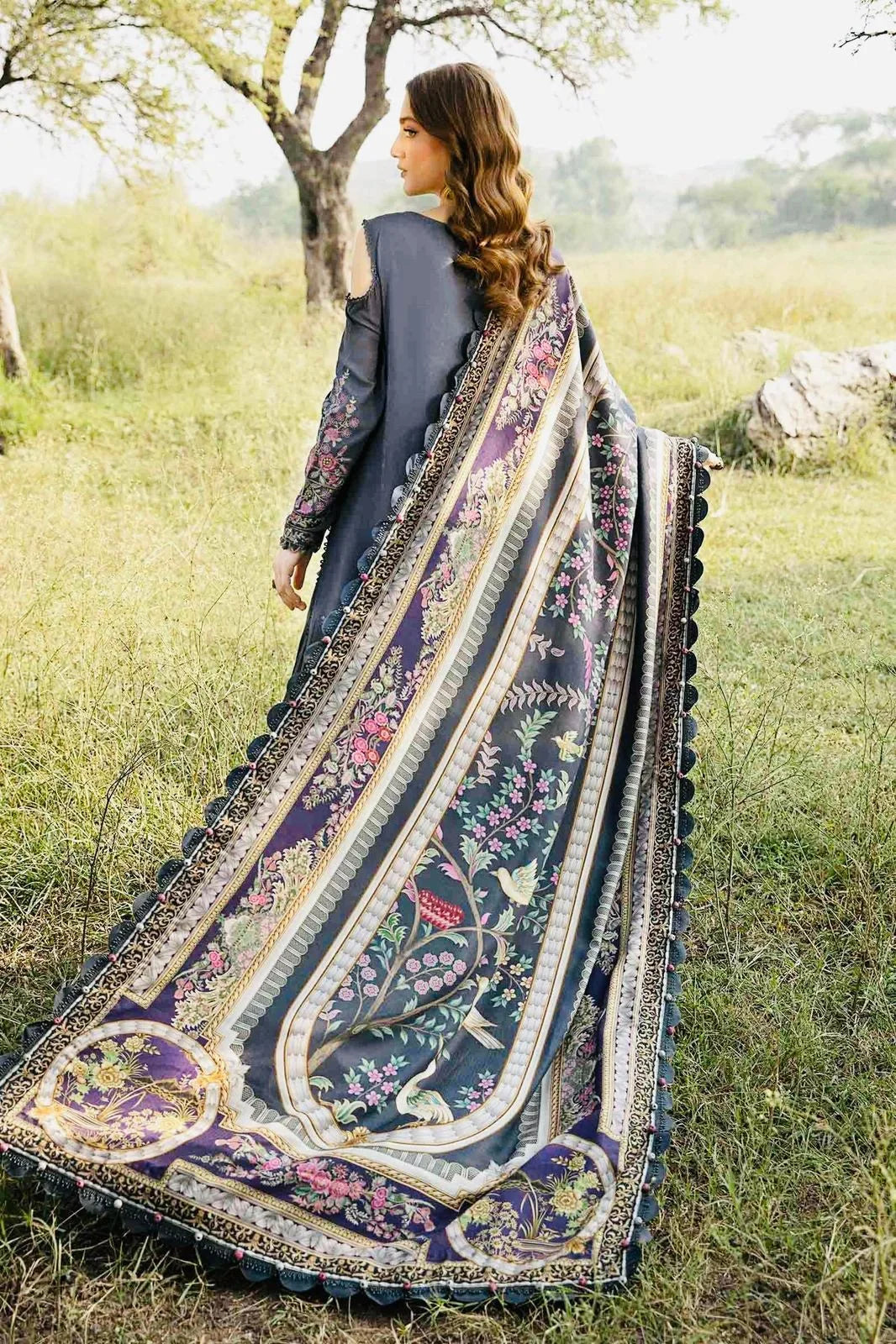 MARIA B PREMIUM DHANAK 3PC UNSTITCHED
