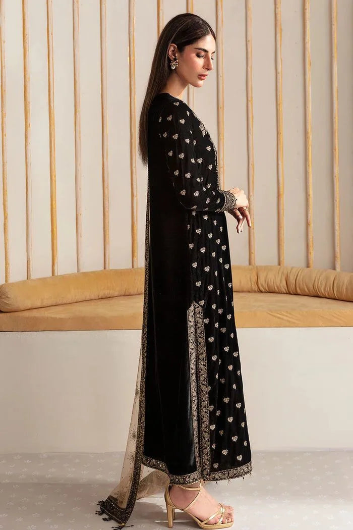 Jazmine Embroidered 3Pc Unstitched Luxury Velvet Collection