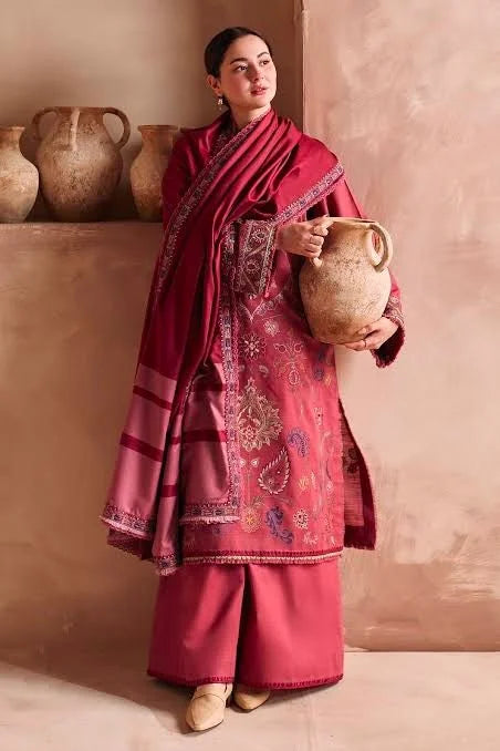 ZARA SHAHJHAN PREMIUM DHANAK 3PC UNSTITCHED