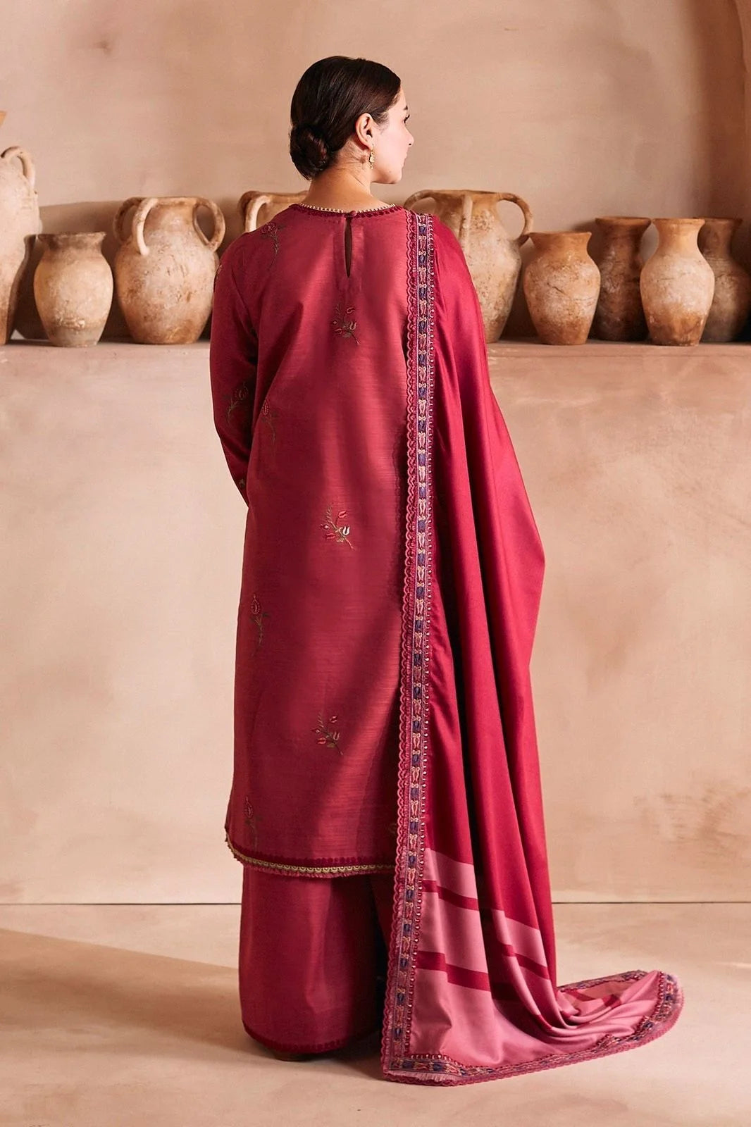 ZARA SHAHJHAN PREMIUM DHANAK 3PC UNSTITCHED