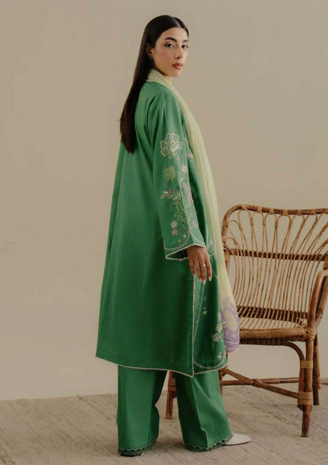 ZARA SHAHJHAN PREMIUM DHANAK 3PC UNSTITCHED