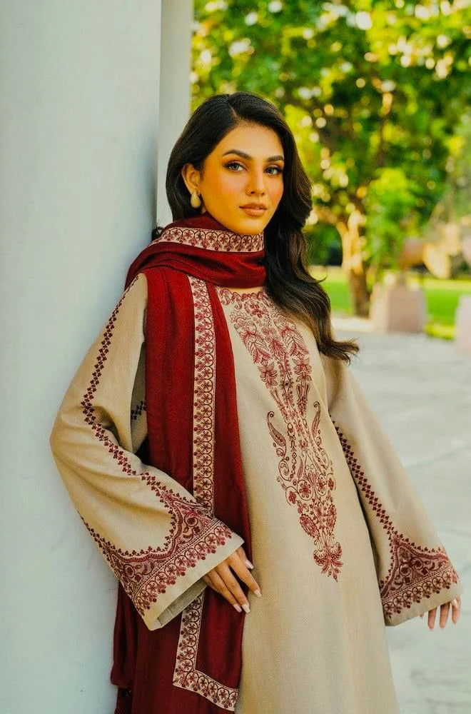 BAROUQE PREMIUM DHANAK 3PC UNSTITCHED