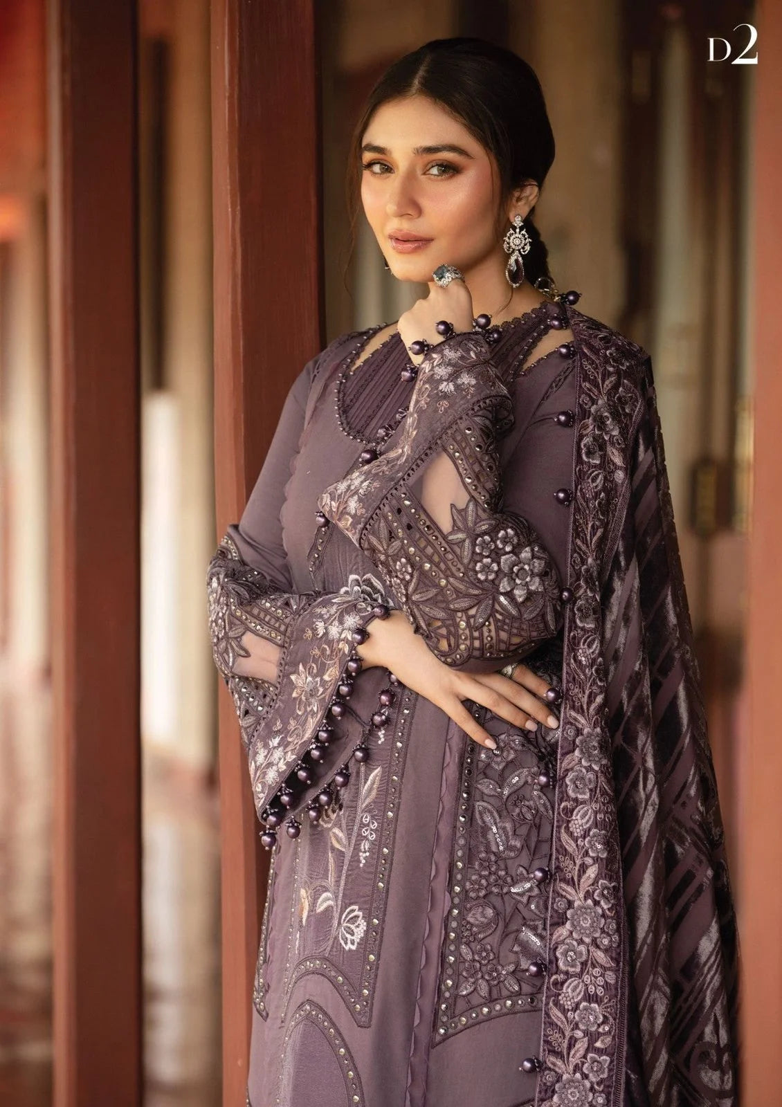 MARIA B PREMIUM DHANAK 3PC UNSTITCHED