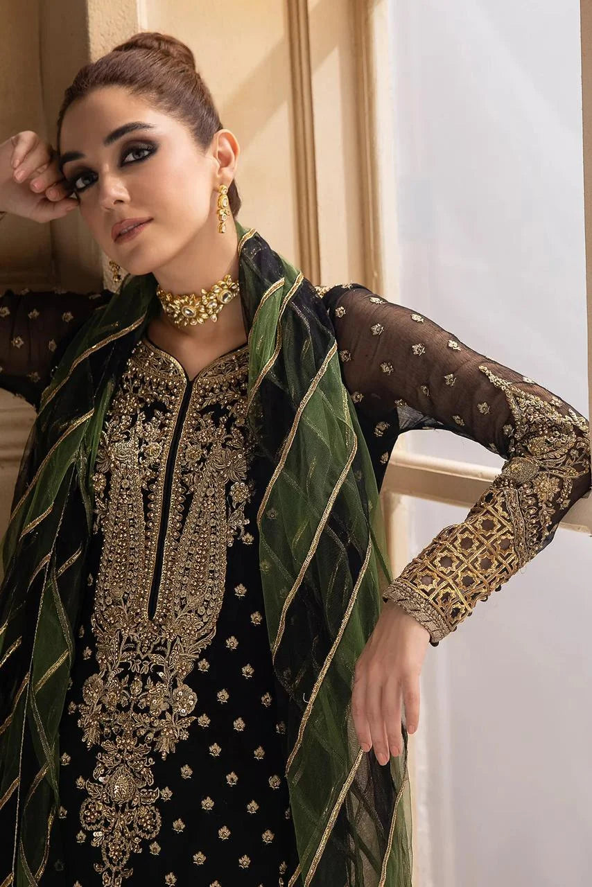 CHARIZMA Luxury Chiffon Embroidered 3 Piece Unstitched