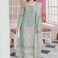 Elaf Green Hand Work Organza Embroidered 3 Piece Unstitched