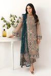 Ramsha Embroidered Chiffon 3 Piece Unstitched