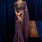 Asim Jofa Luxury Purple Net Saree