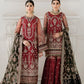 BAROQUE Chantelle Bareeze Net Unstitched Embroidered 3Pc Suit CH10-07