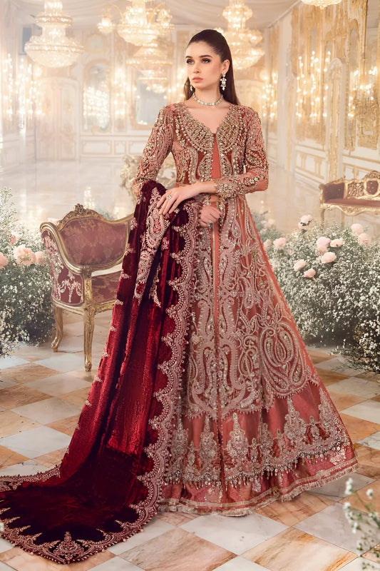 Maria B Luxury Embroidery Net Frock