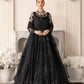 AKBAR ASLAM LUXURY BLACK BEAUTY MAXI