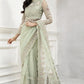 Maria B Luxury Embroidered Net Saree unstitched