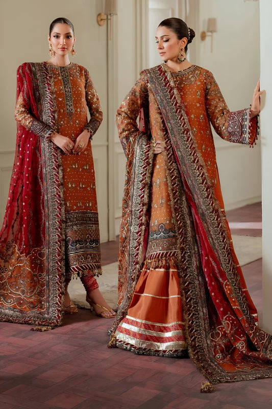 Baroque Luxury Embroidered 3 Piece Unstitched