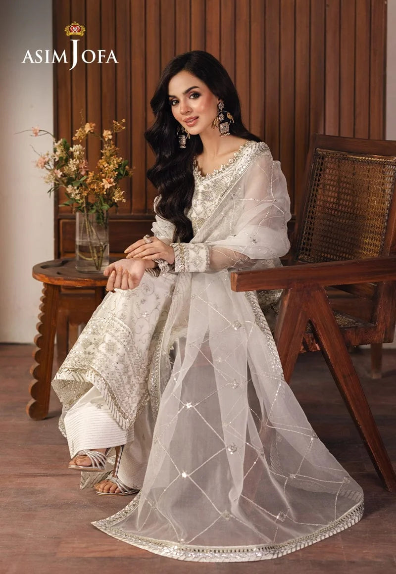 Asim Jofa Luxury organza Embroidered Collection