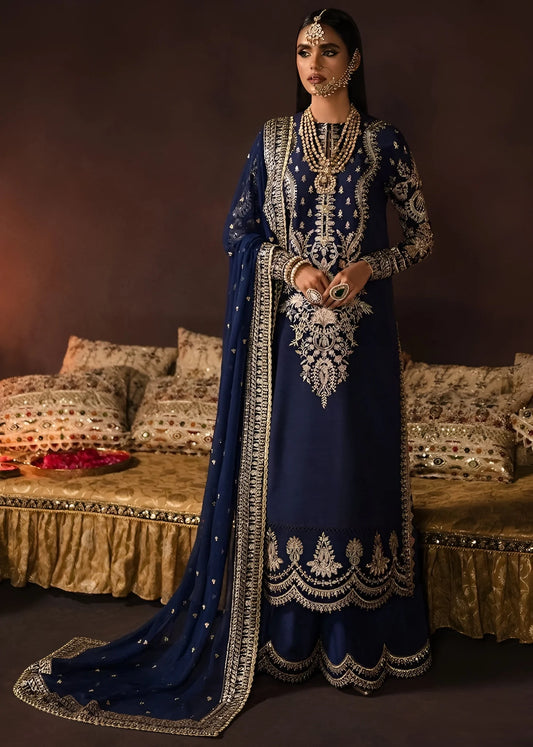 Afrozeh Divani Unstitched Embroidered Velvet 3 Pieces Suit