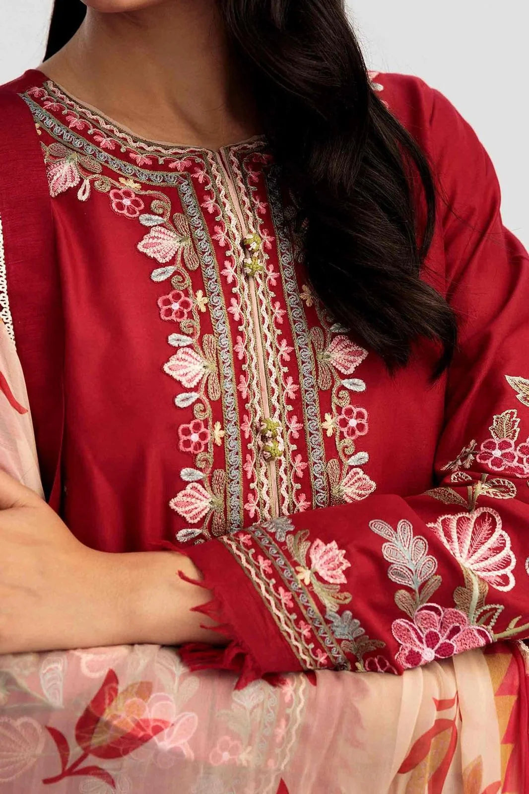 ZARA SHAH JHAN PREMIUM DHANAK 3PC UNSTITCHED