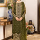 Asim Jofa Luxury Embroidered Chiffon 3 Piece Unstitched