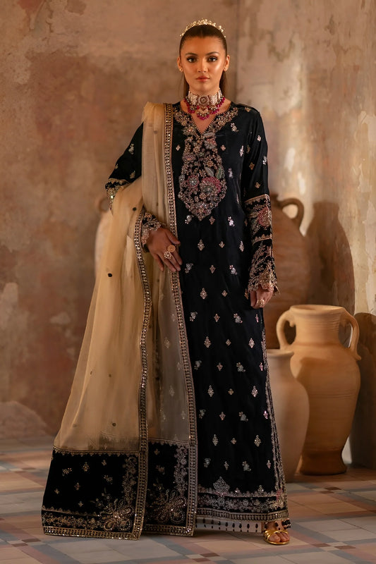EMAN ADEEL PREMIUM  VELVET 3PC UNSTITCHED