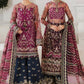 Baroque Luxury Net Embroidered 3 Piece Unstitched
