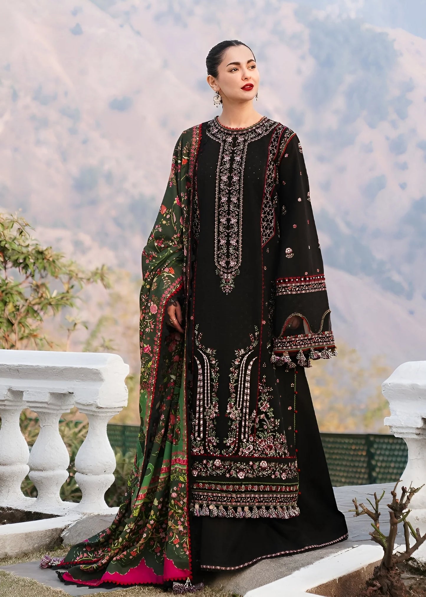 HUSSAIN REHAN PREMIUM DHANAK 3PC UNSTITCHED