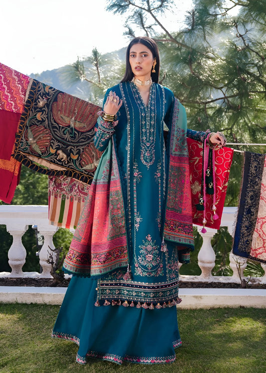 HUSSAIN REHAN PREMIUM DHANAK 3PC UNSTITCHED