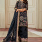 Baroque Chantelle Luxury Raw silk Embroidered 3 Piece Unstitched
