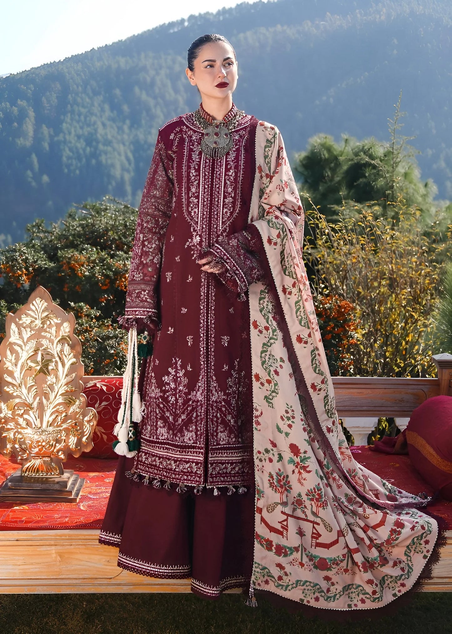 HUSSAIN REHAN PREMIUM DHANAK 3PC UNSTITCHED
