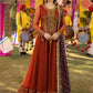 Asim Jofa Luxury Embroidered Chiffon Frock 3 Piece Unstitched