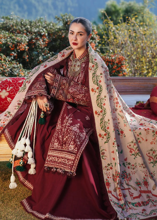 HUSSAIN REHAN PREMIUM DHANAK 3PC UNSTITCHED