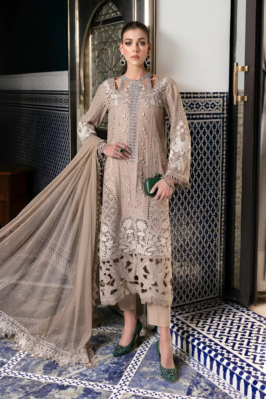 MARIA.B LUXARY LAWN EMBROIDERED 3PS UNSTITCHED