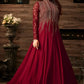 Indian Luxury Chiffon Maxi Embroidered 3 Piece Unstitched